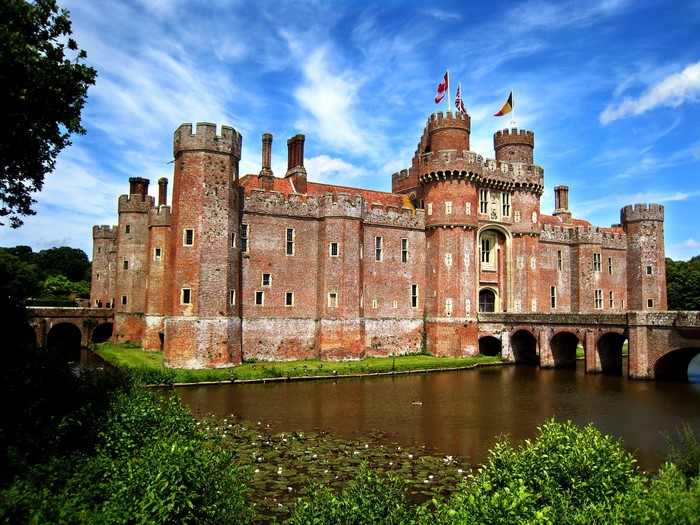Herstmonceux Castle, East Sussex, UK