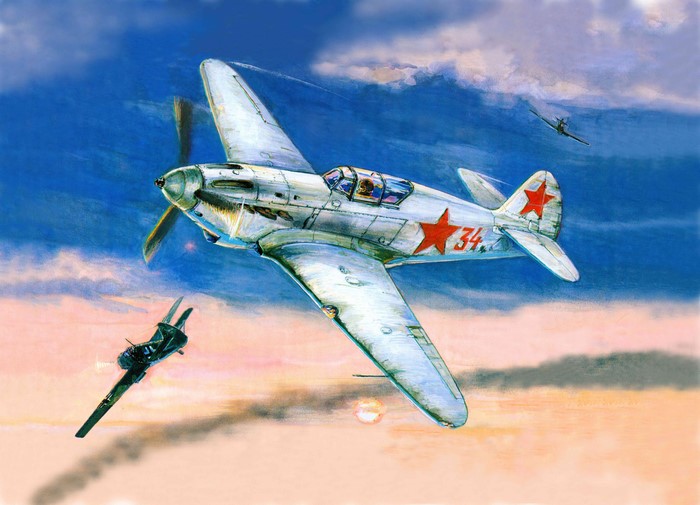 Soviet Fighter Planes in Combat