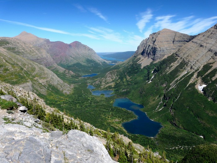 Swiftcurrent Valley Glacier National Park Montana USA
