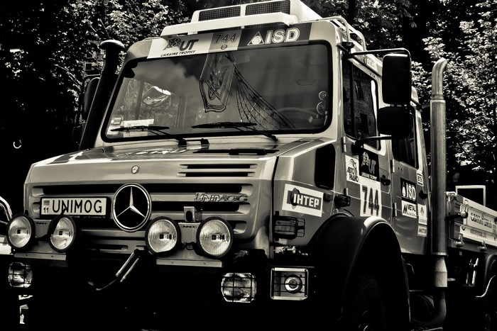 Mercedes-Benz Unimog Truck with "Ukraine Trophy" Livery