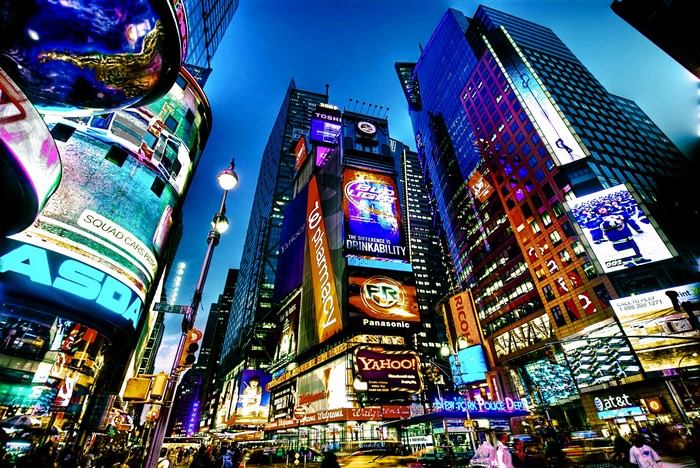 Times Square New York City at Night