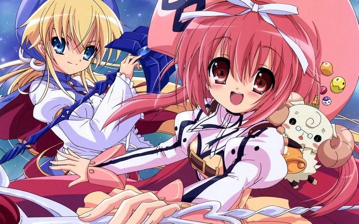 Amu and Ichigo from Nanatsuiro Drops