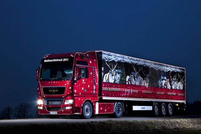 MAN Weihnachtstruck 2011 Christmas Truck