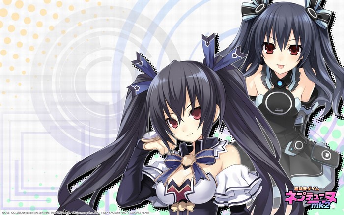 Noire from Hyperdimension Neptunia mk2