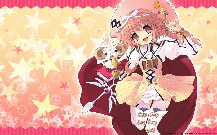 Anya from Nanatsuiro Drops with a creature