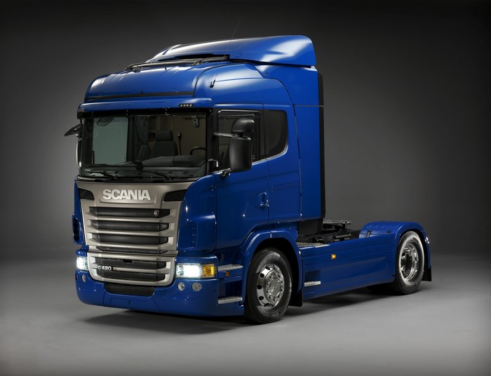 Blue Scania G420 Semi-Truck