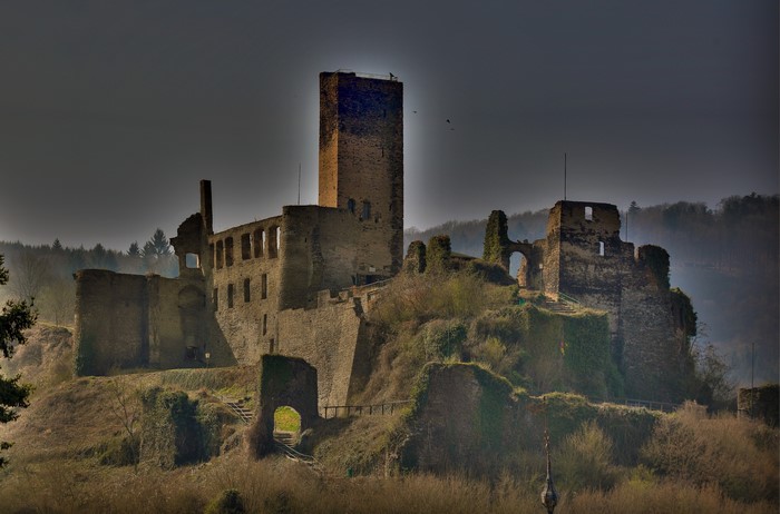Burg Metternich castle ruins in Beilstein, Germany