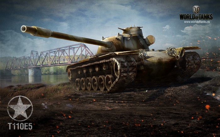 T110E5 Tank from World of Tanks