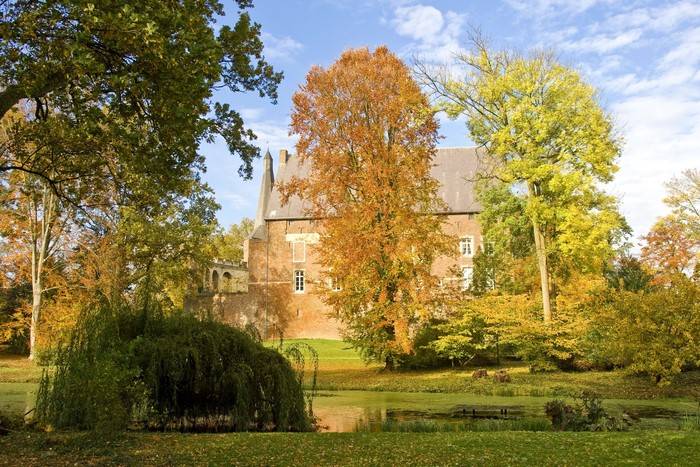 Park Horn Castle in Holland during Autumn