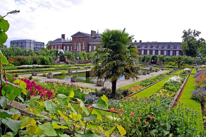 Kensington Palace Gardens in London, UK