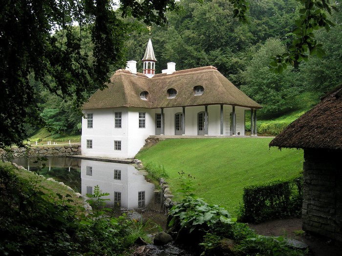 Liselund Houses in Denmark