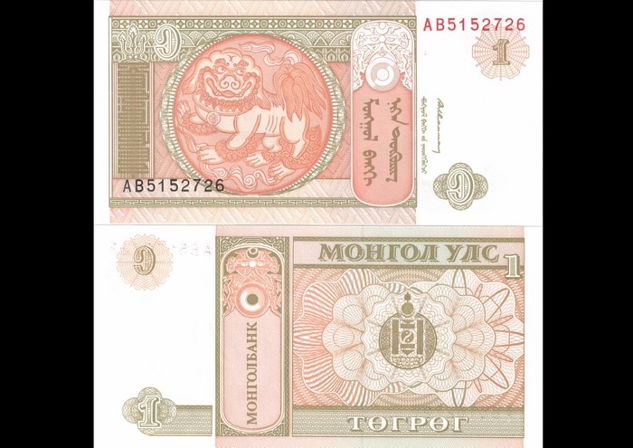 Mongolian Banknote