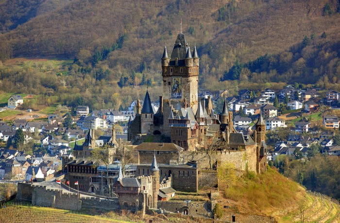 Reichsburg Cochem Castle in Germany