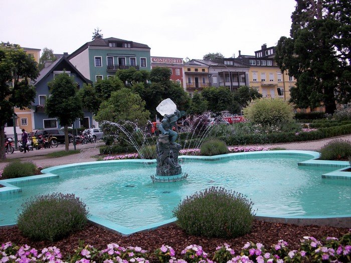 Fountain in Hallstatt, Austria