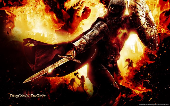 Dragon's Dogma Knight and Dragon