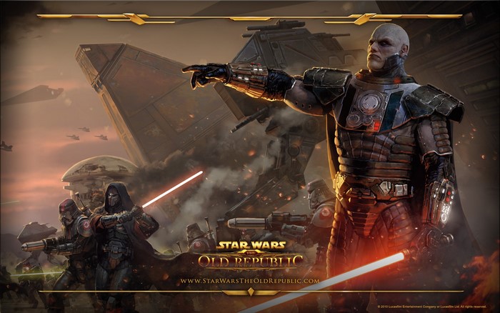 Darth Malgus and Sith soldiers in Star Wars The Old Republic