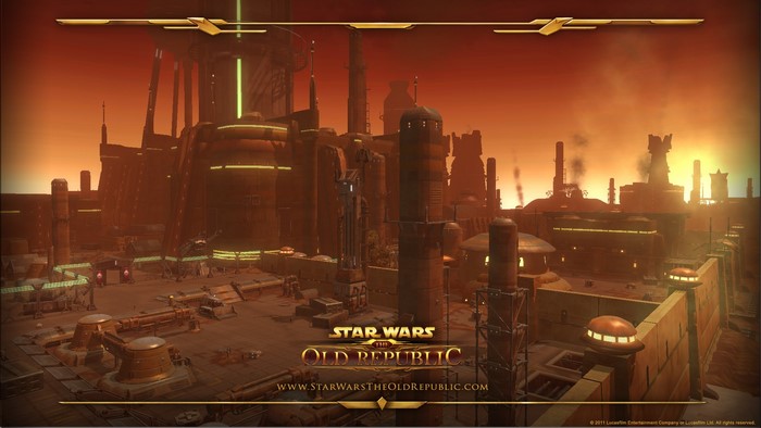 Star Wars The Old Republic Quesh Cityscape