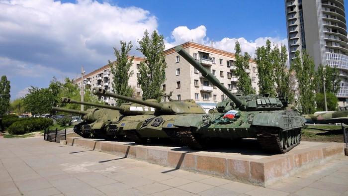 T-72 Tanks on Display