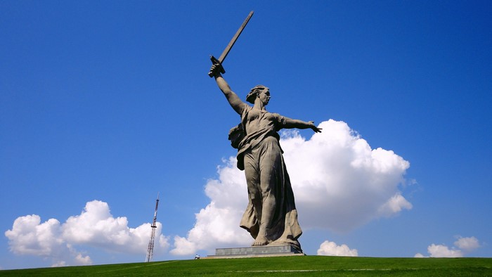 The Motherland Calls Monument in Volgograd