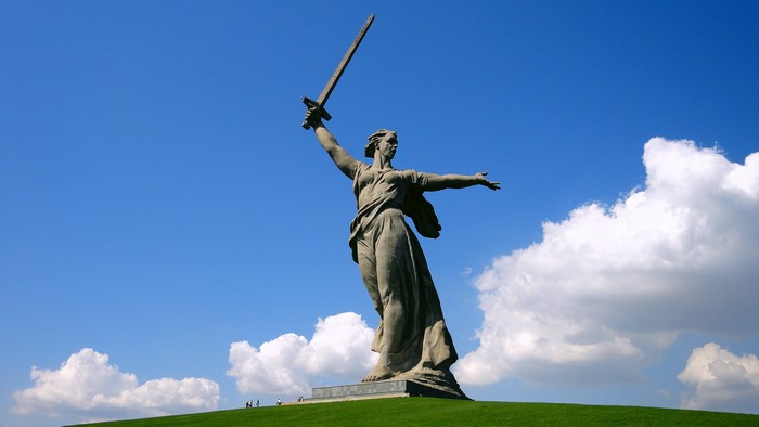 The Motherland Calls Monument in Volgograd
