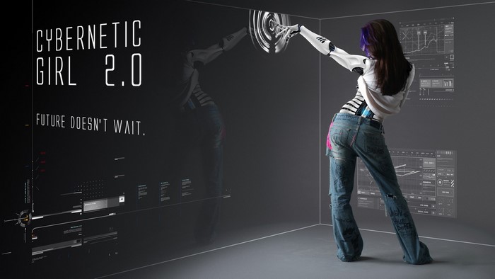 Cybernetic Girl 2.0 Future Doesn't Wait