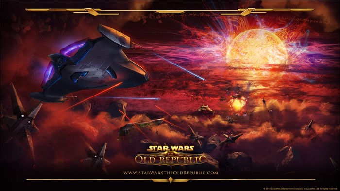 Star Wars The Old Republic space battle