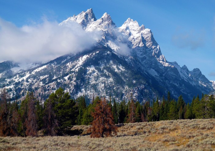 Grand Teton Mountains in Wyoming, USA