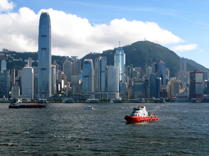 Hong Kong Skyline with International Finance Centre