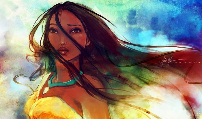 Pocahontas from Disney
