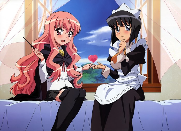 Louise and Saito from Zero no Tsukaima