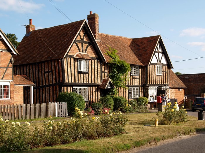 Timber-framed house in the United Kingdom