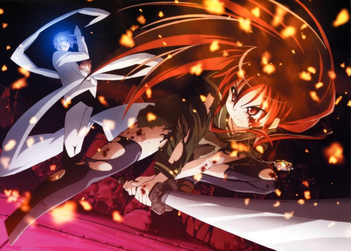 Shana and Yuji from Shakugan no Shana