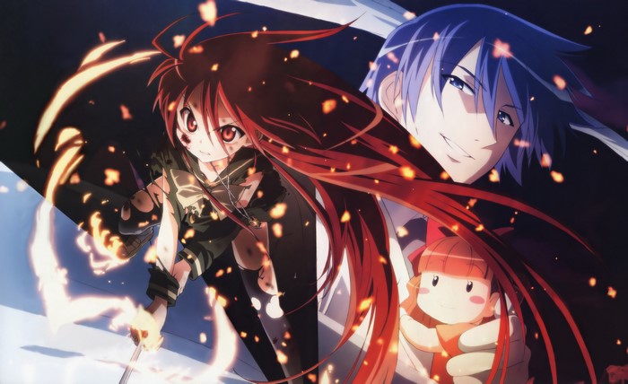 Shana and Yuji from Shakugan no Shana
