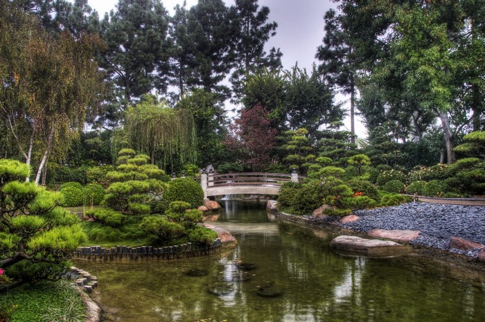 Earl Burns Miller Japanese Garden California USA