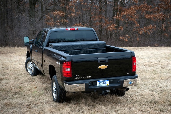 Black Chevrolet Silverado Pickup Truck