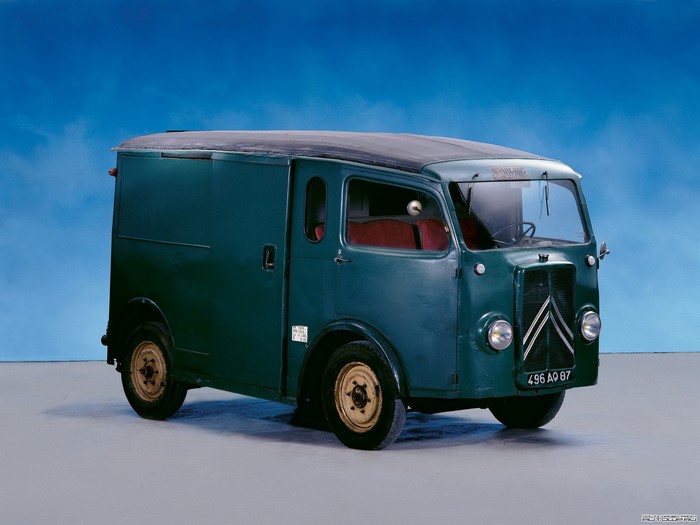 Green Citroen H Van