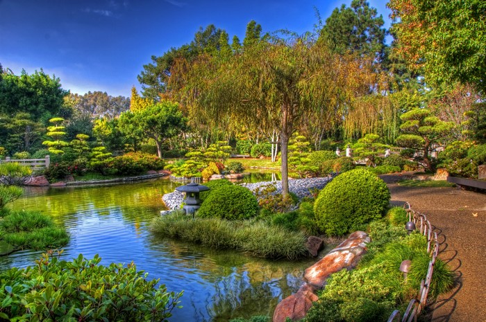 Earl Burns Miller Japanese Garden in California, USA