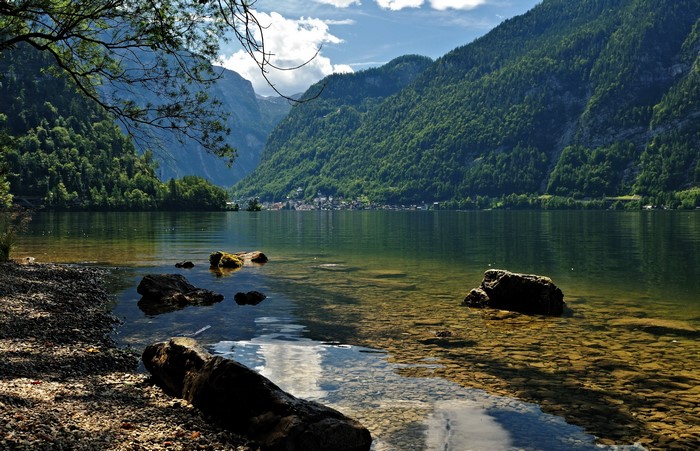 Lake Hallstatt in Austria