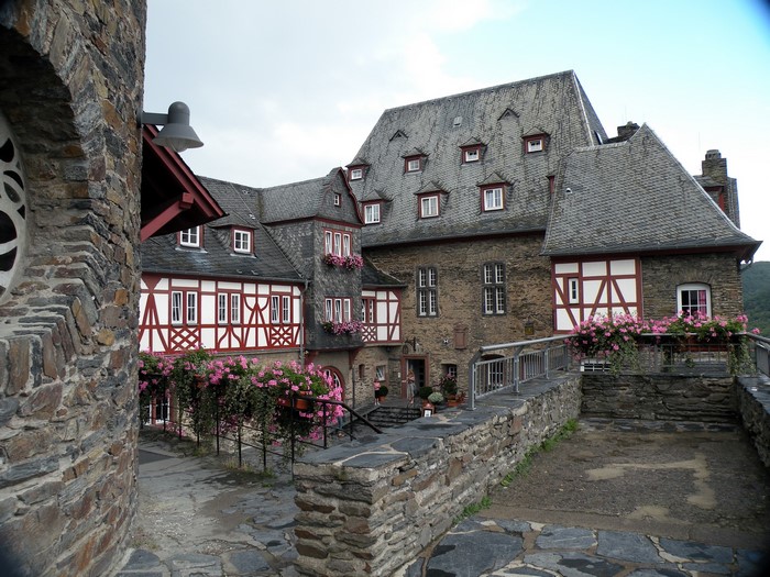 Stahleck Castle in Bacharach, Germany