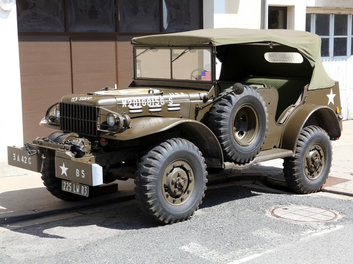 Dodge WC-51 military truck with spare tire