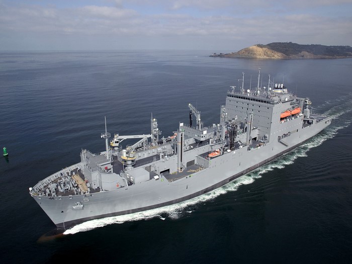 USNS Arctic underway at sea