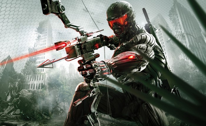 Crysis 3 Nanosuit soldier with bow weapon