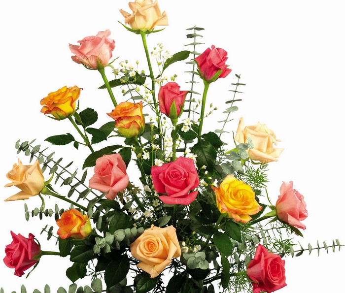 Bouquet of assorted roses