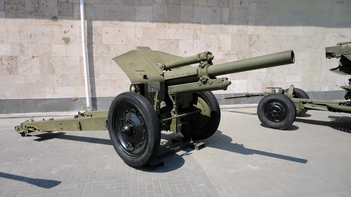 Military Cannon on Display