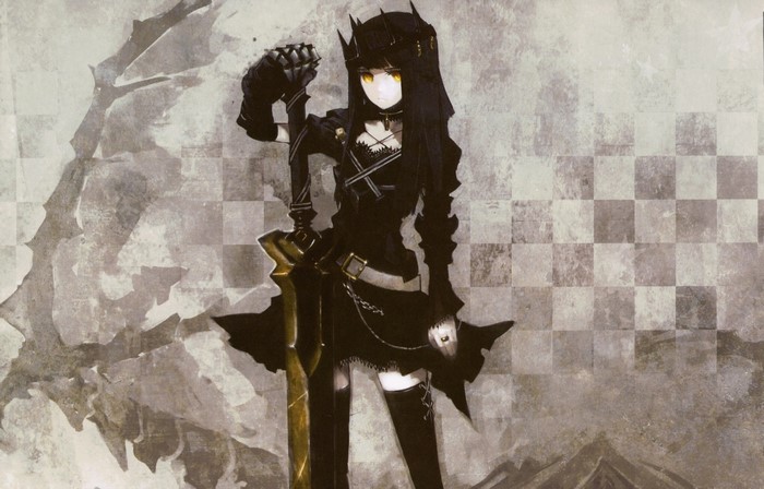 Black Rock Shooter with a sword