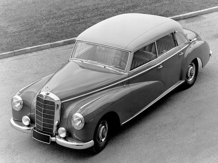 Mercedes-Benz car parked on asphalt