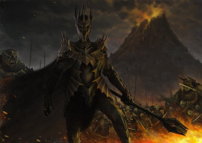 Sauron and Orcs from The Lord of the Rings
