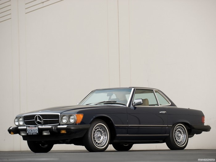 Dark Blue Mercedes-Benz SL Coupe
