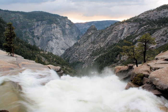Waterfall in Yosemite National Park, California