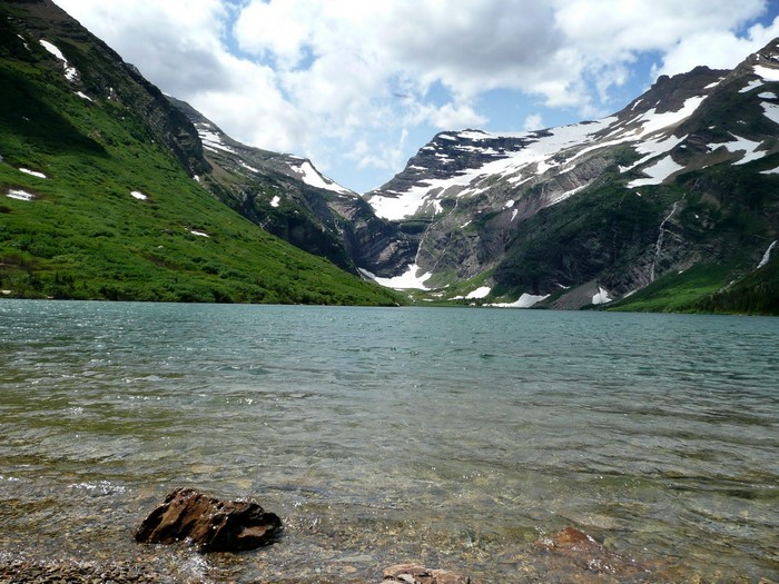Gunsight Lake in Glacier National Park, Montana